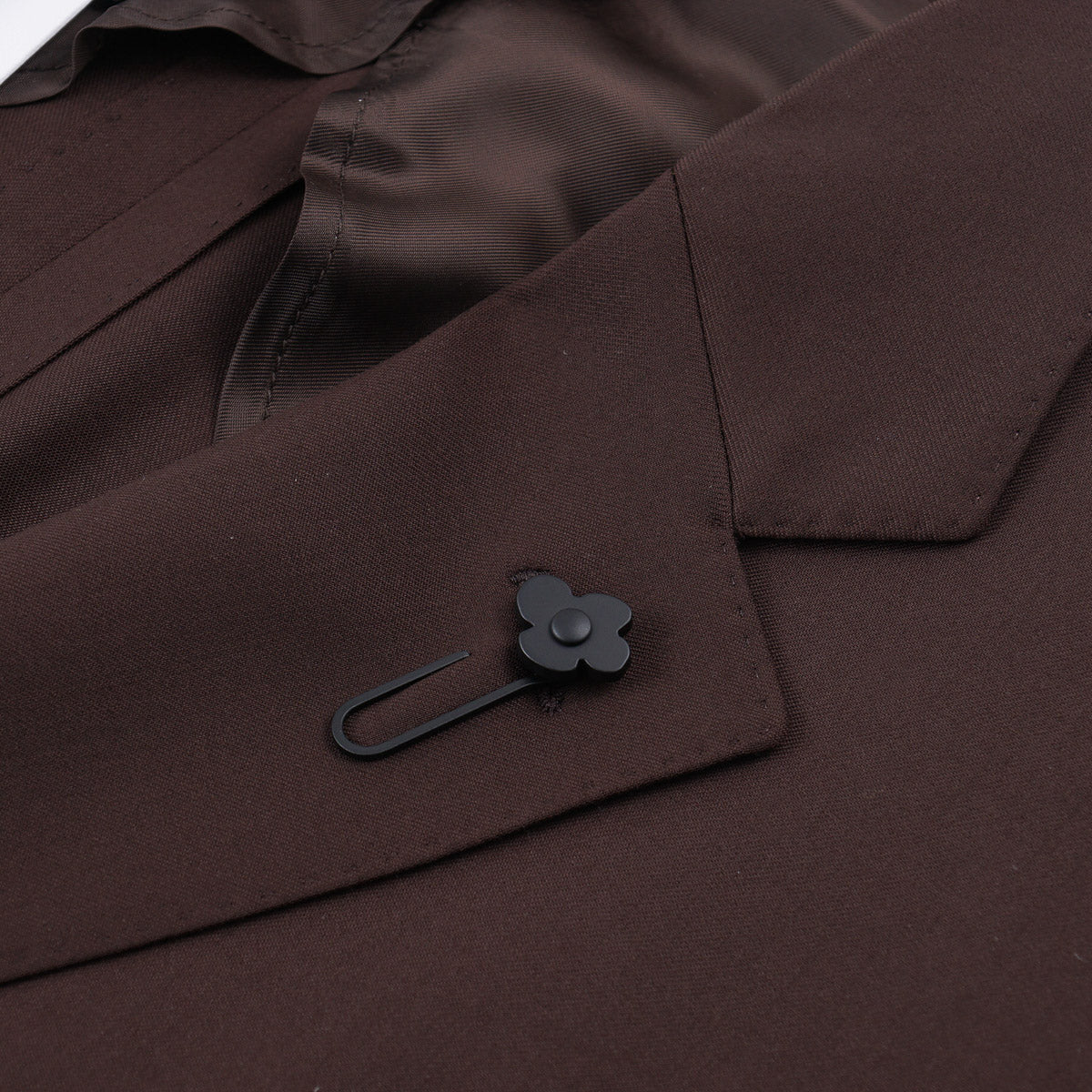 Lardini Chocolate Brown Wool Suit - Top Shelf Apparel