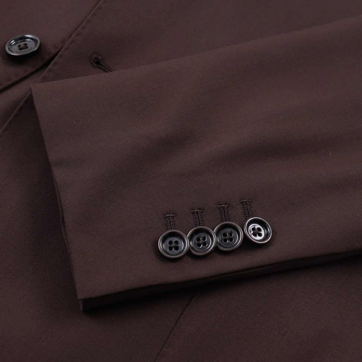 Lardini Chocolate Brown Wool Suit - Top Shelf Apparel