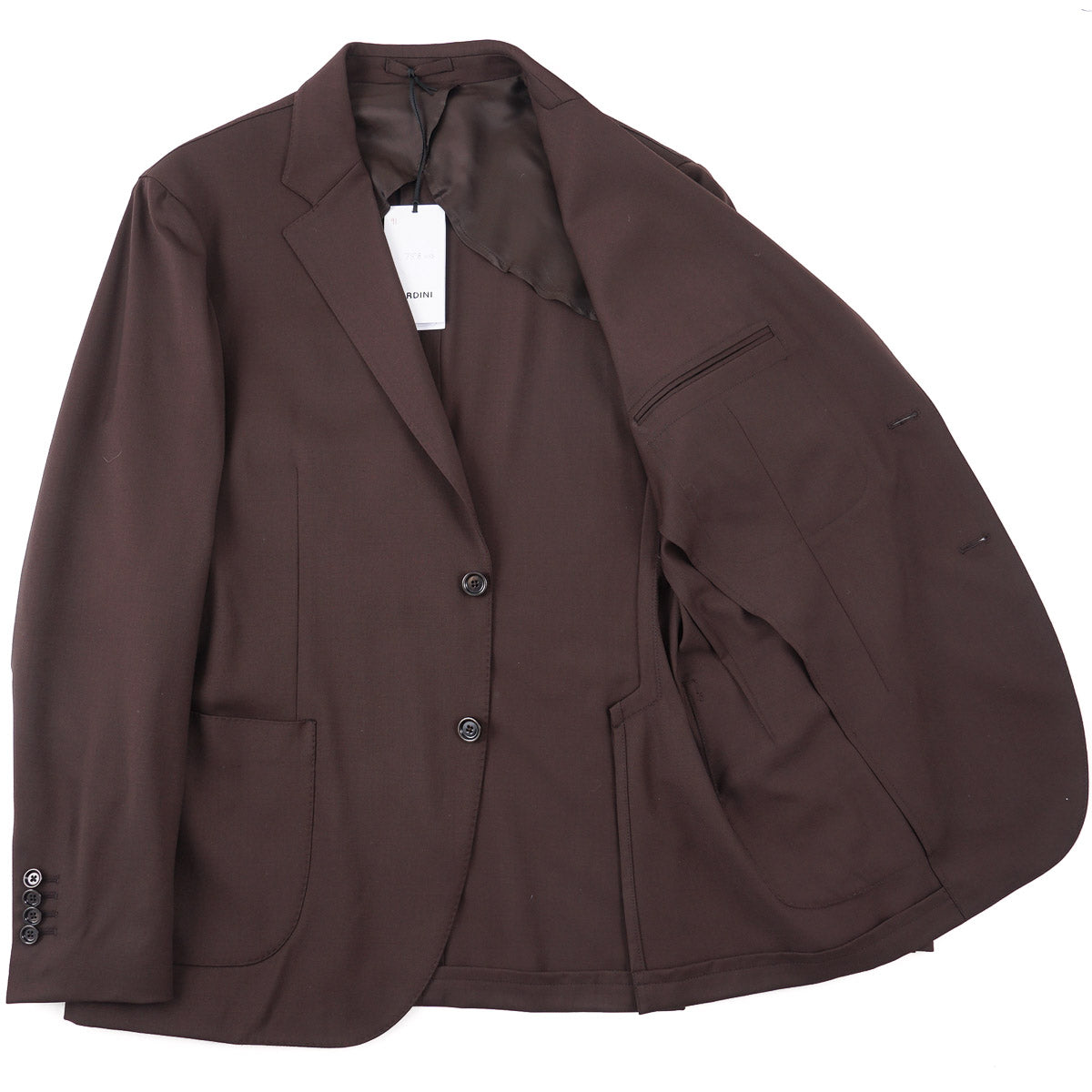 Lardini Chocolate Brown Wool Suit - Top Shelf Apparel