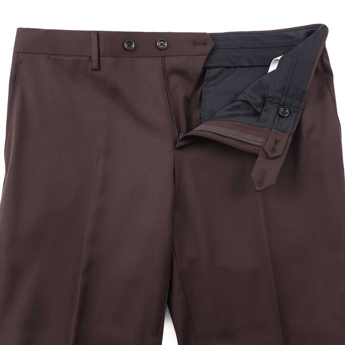 Lardini Chocolate Brown Wool Suit - Top Shelf Apparel