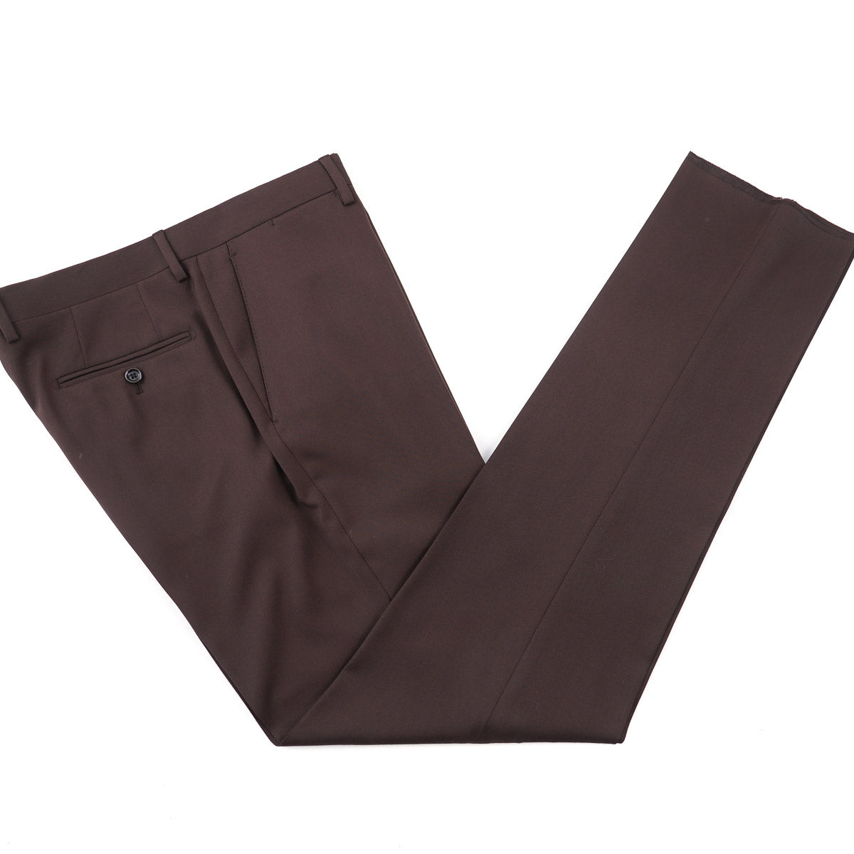 Lardini Chocolate Brown Wool Suit - Top Shelf Apparel