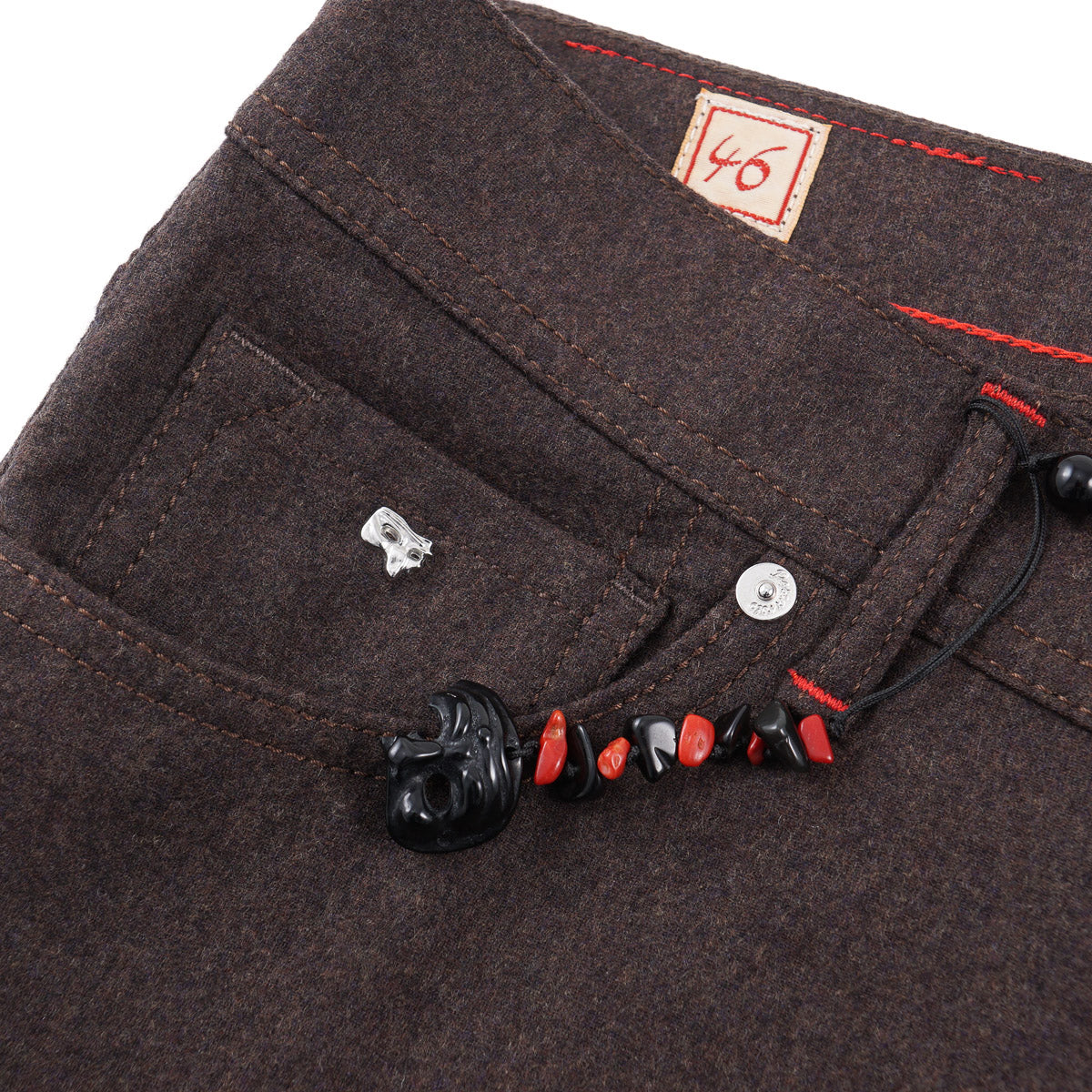 Marco Pescarolo Soft Wool-Cashmere Jeans - Top Shelf Apparel