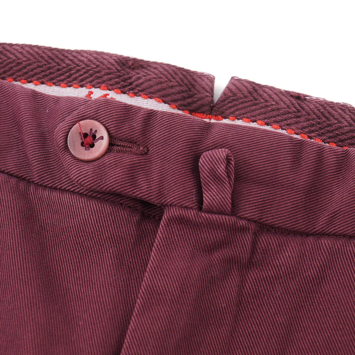 Isaia Slim-Fit Twill Cotton Chinos - Top Shelf Apparel