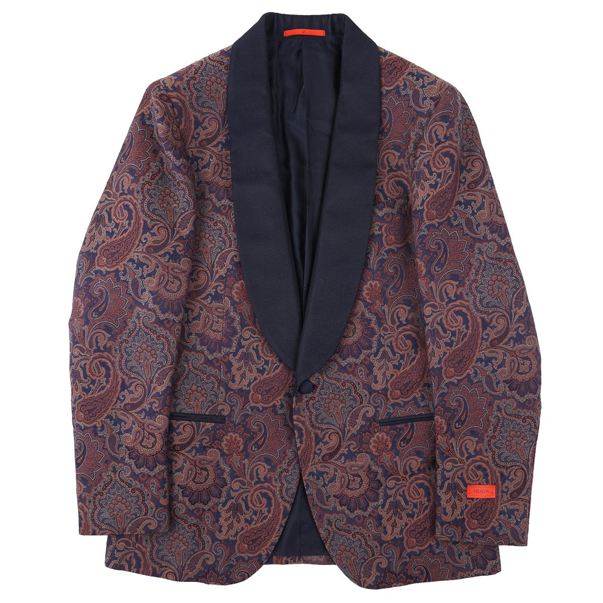 Isaia Slim-Fit Paisley Brocade Dinner Jacket - Top Shelf Apparel