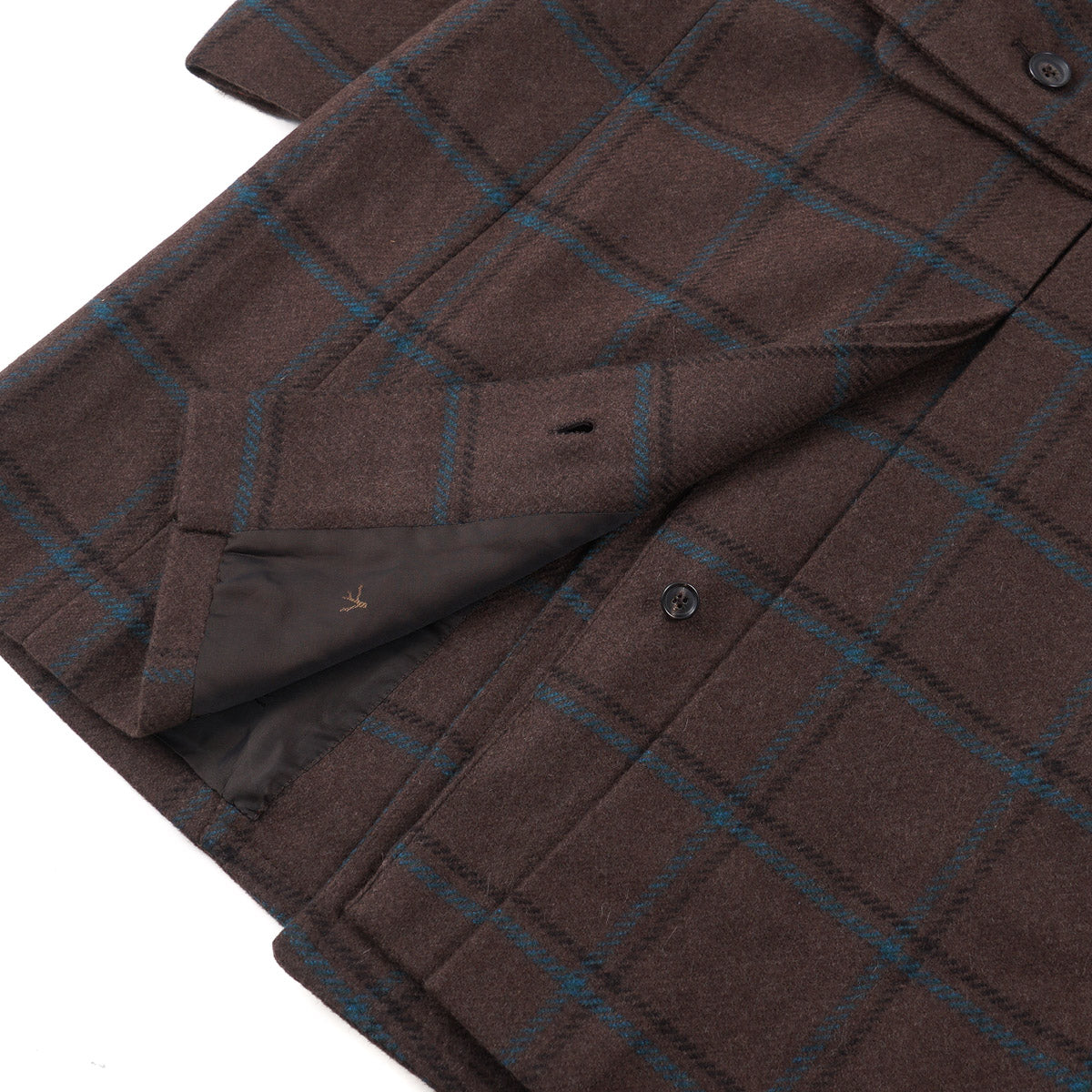 Isaia 'Marshall' Aqua Cashmere Overcoat - Top Shelf Apparel