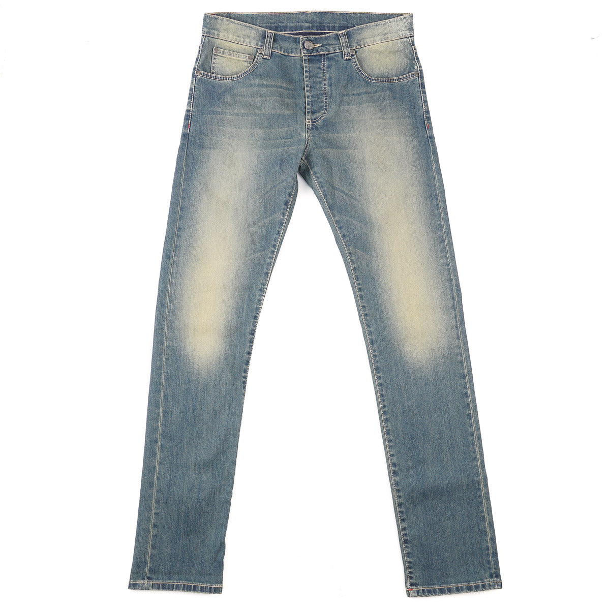 Isaia Slim-Fit Contrast Wash Denim Jeans - Top Shelf Apparel