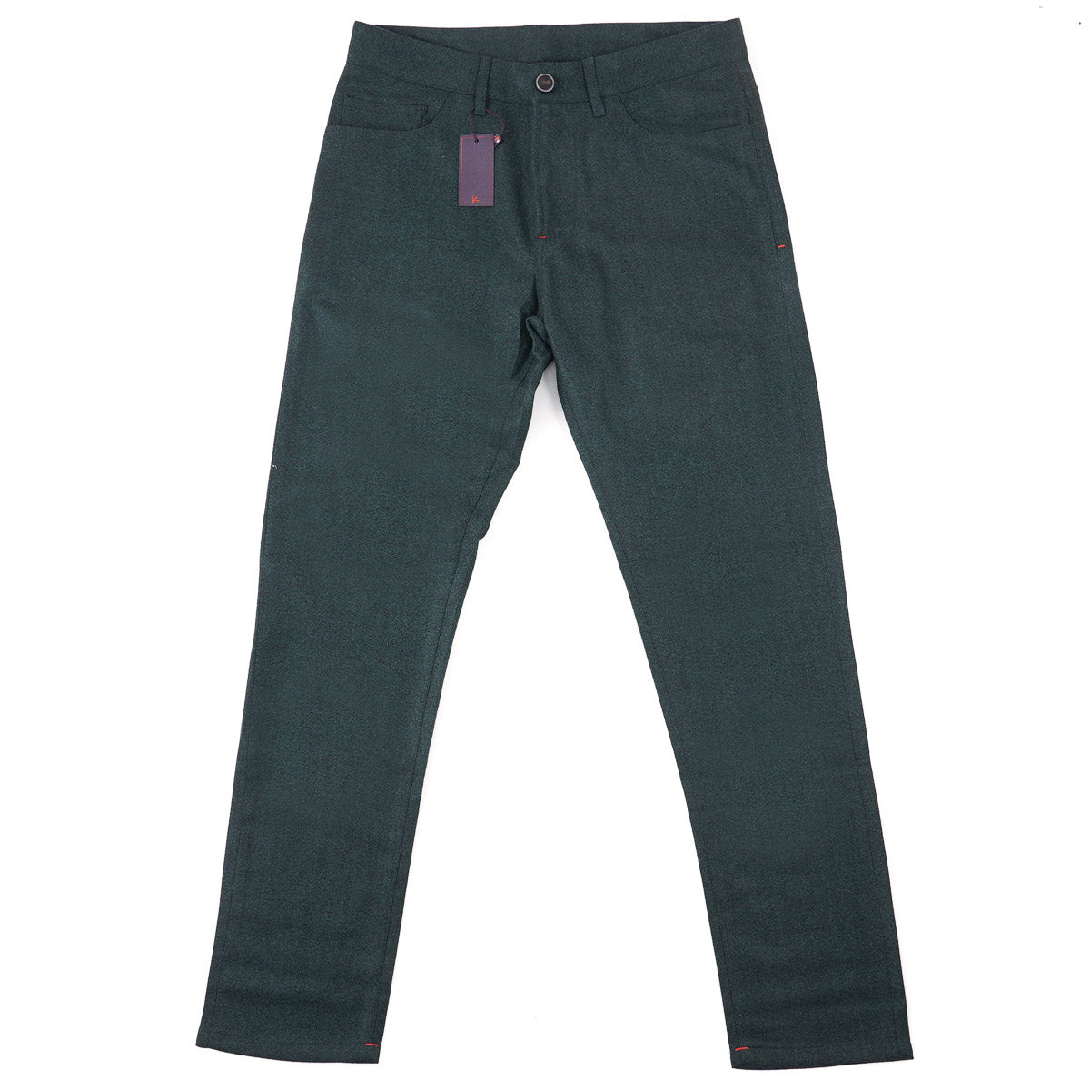 Isaia Slim-Fit Flannel Wool Jeans - Top Shelf Apparel