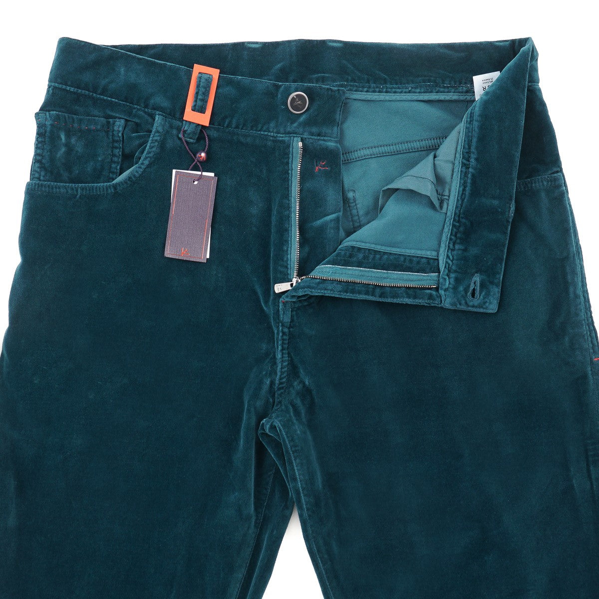 Isaia Brushed Velvet Cotton Jeans - Top Shelf Apparel