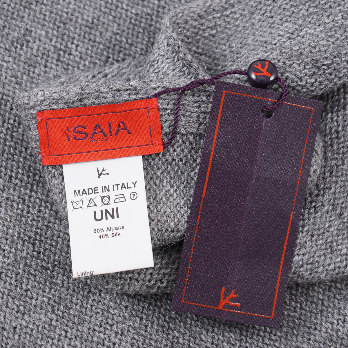 Isaia Knit Alpaca-Silk Scarf - Top Shelf Apparel