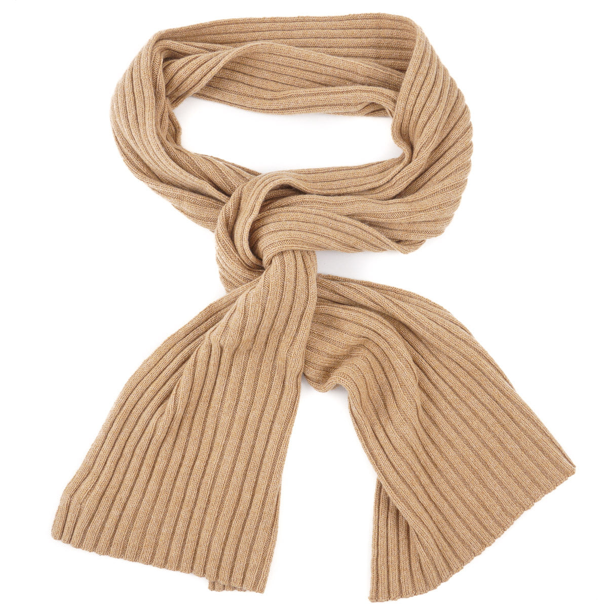 Isaia Rib Knit Cashmere Scarf - Top Shelf Apparel