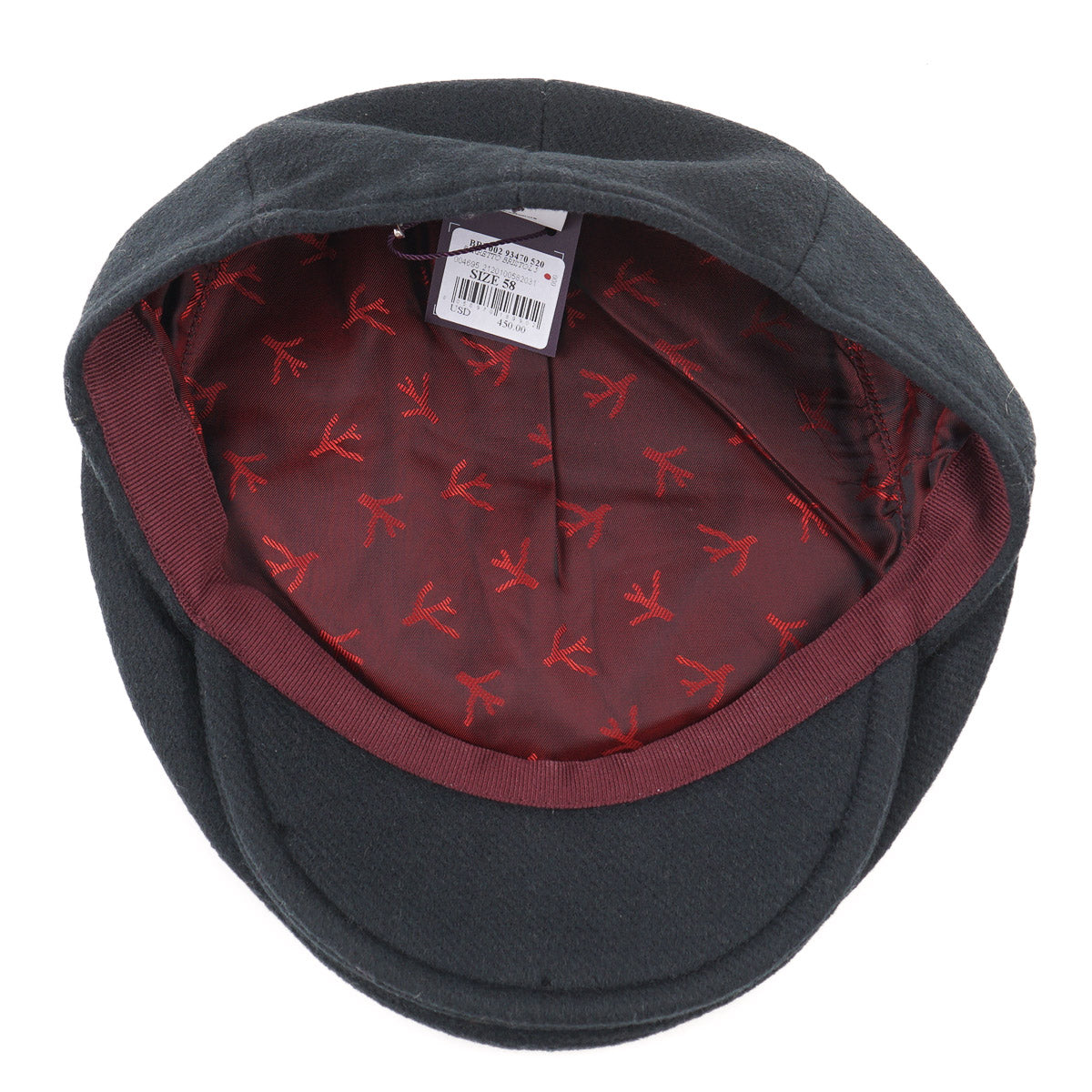 Isaia Flannel Cashmere Flat Cap