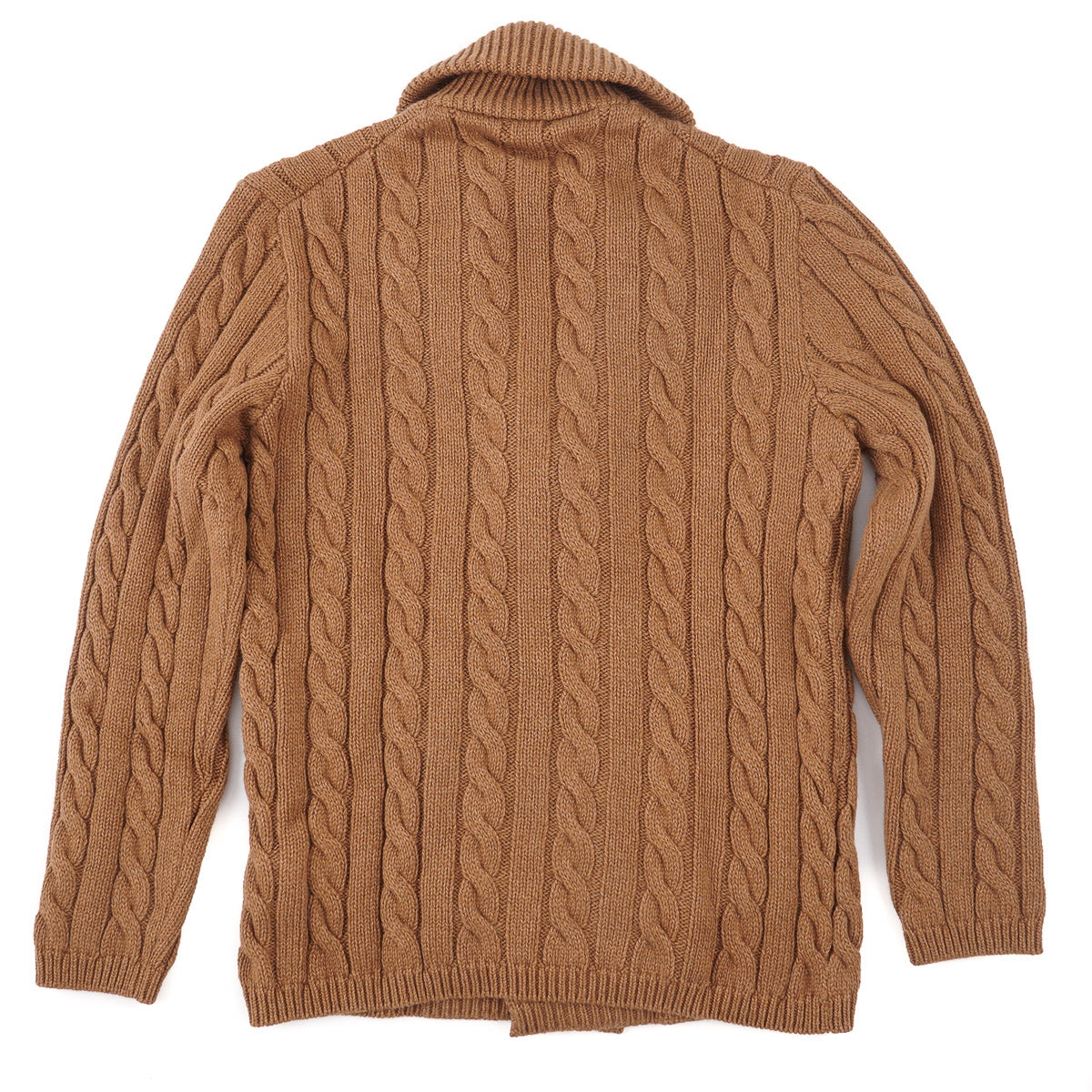 Isaia Cable Knit Cashmere Cardigan Sweater - Top Shelf Apparel