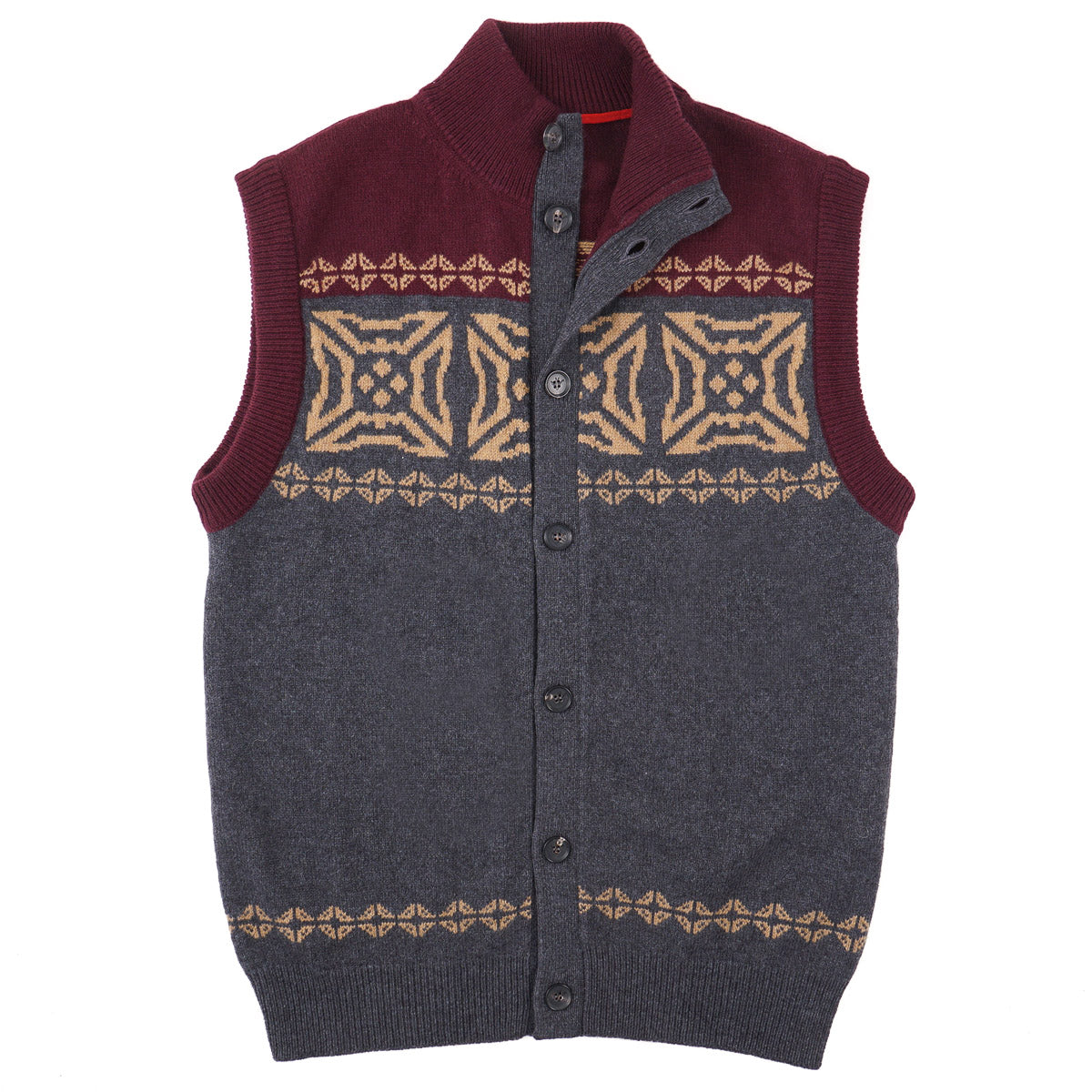 Isaia Cashmere Cardigan Sweater Vest - Top Shelf Apparel