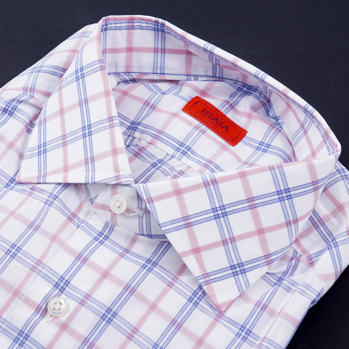 Isaia Tailored-Fit 'Mix' Cotton Shirt - Top Shelf Apparel