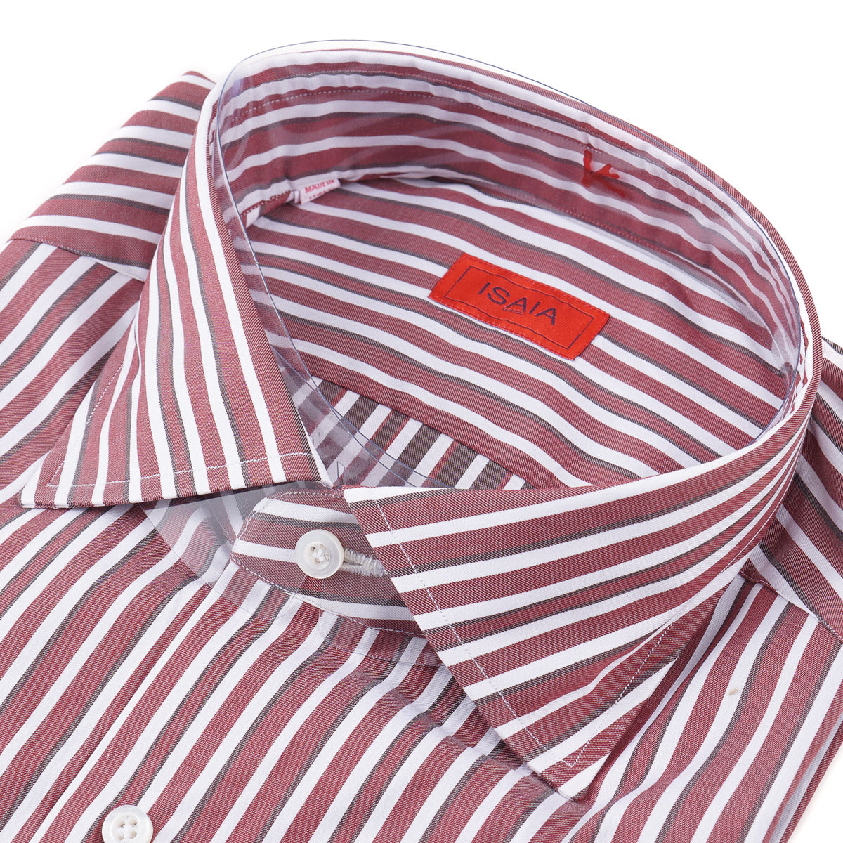 Isaia Tailored-Fit 'Mix' Cotton Shirt - Top Shelf Apparel