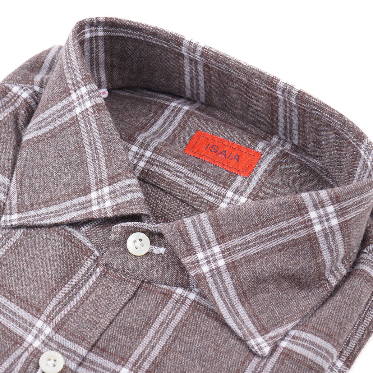 Isaia 'Italia' Soft Flannel Cotton Shirt - Top Shelf Apparel