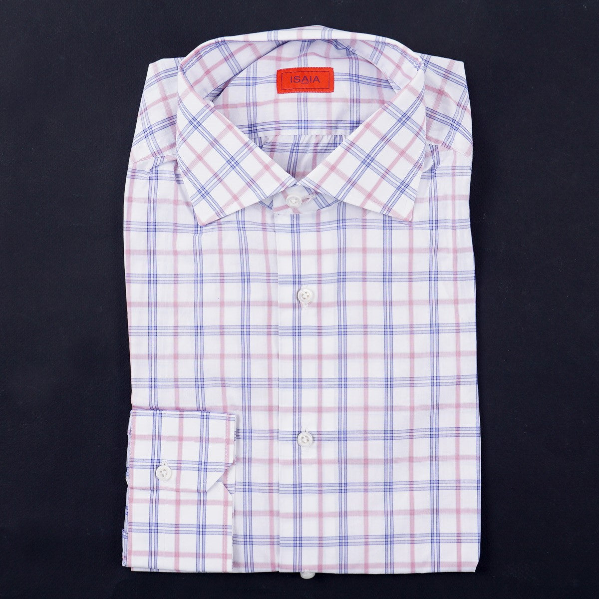 Isaia Tailored-Fit 'Mix' Cotton Shirt