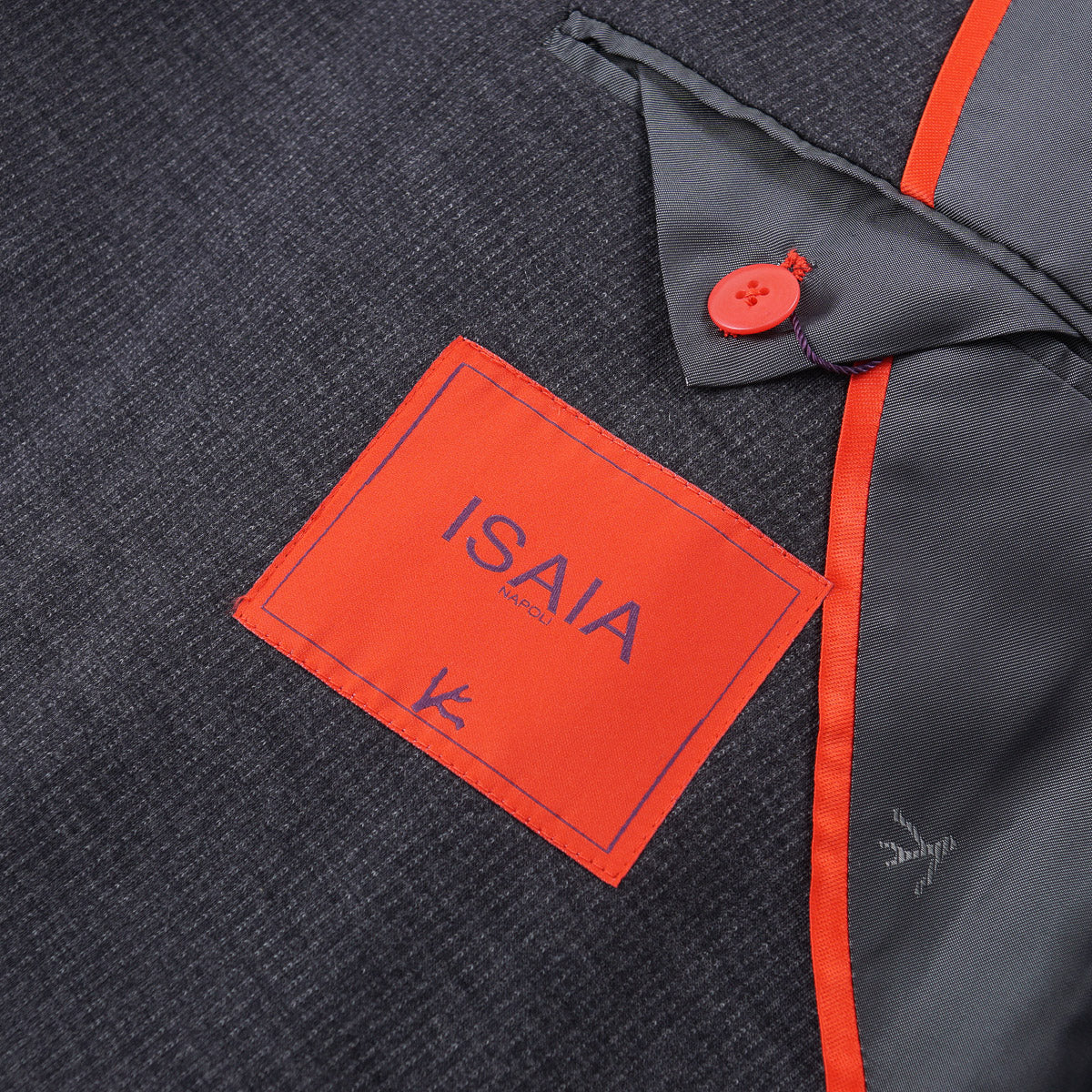 Isaia Soft Jersey Flannel Wool Suit