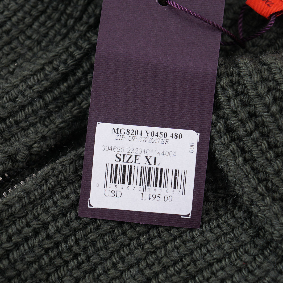 Isaia Full-Zip Wool Sweater-Jacket - Top Shelf Apparel