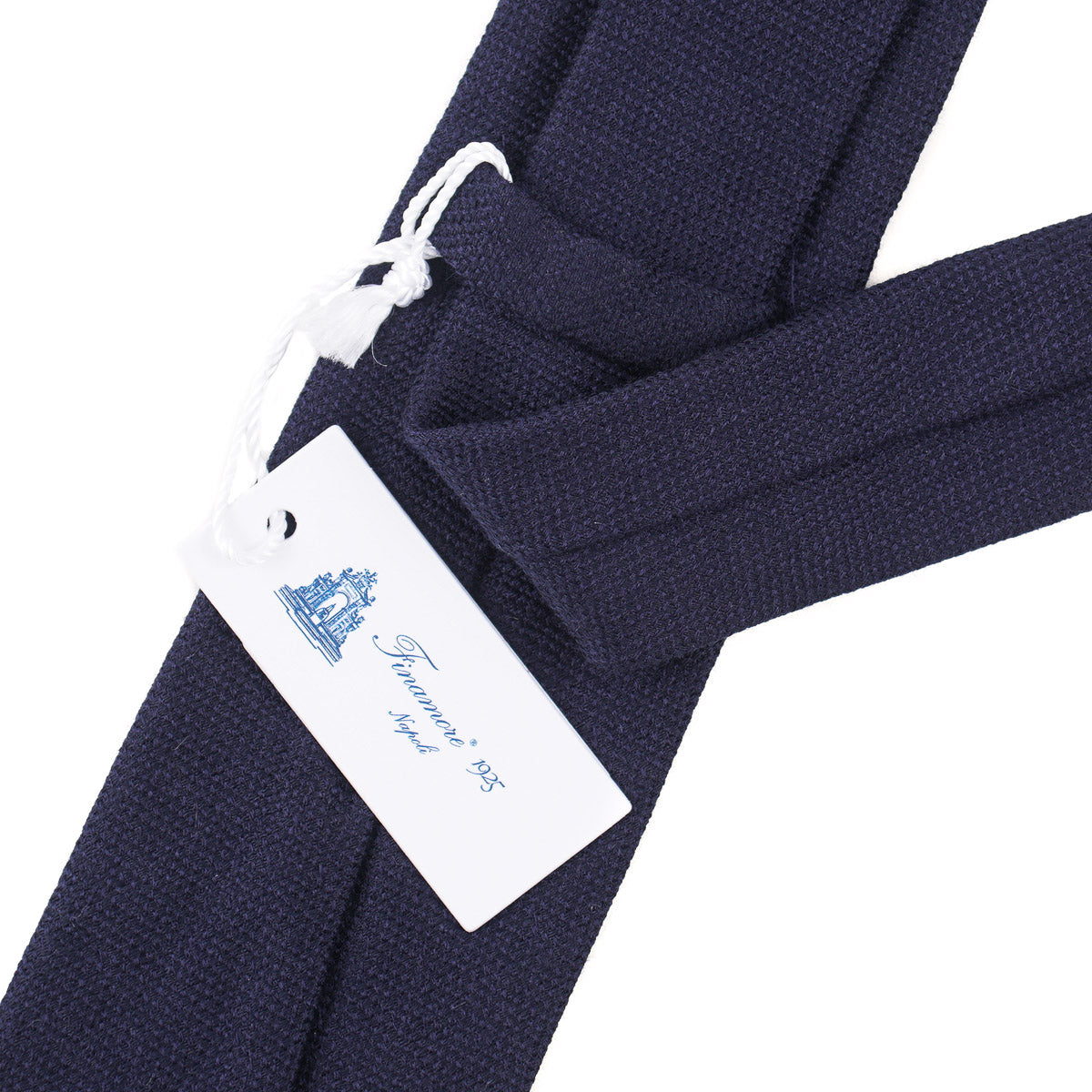 Finamore Unlined Cashmere-Silk Tie
