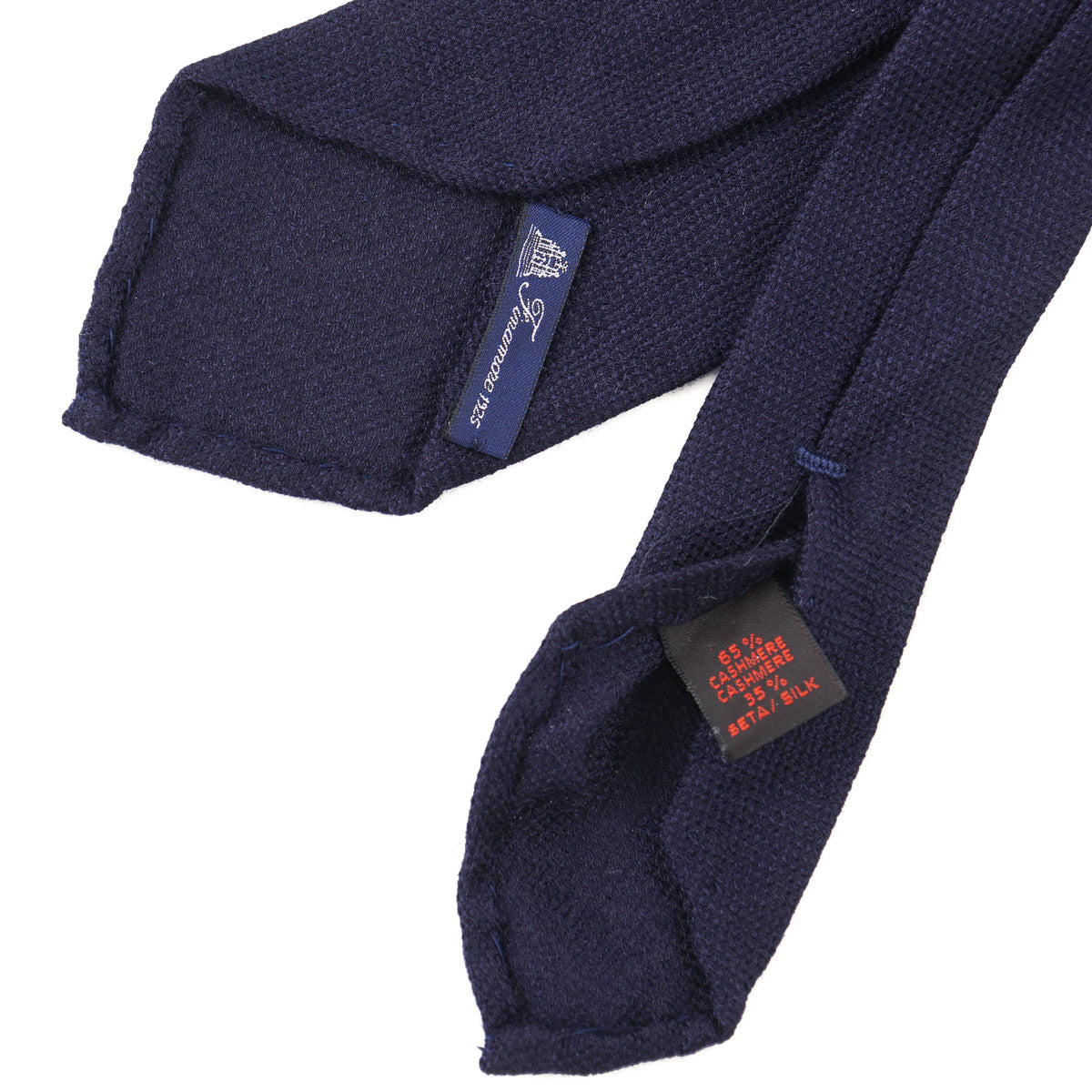 Finamore Unlined Cashmere-Silk Tie