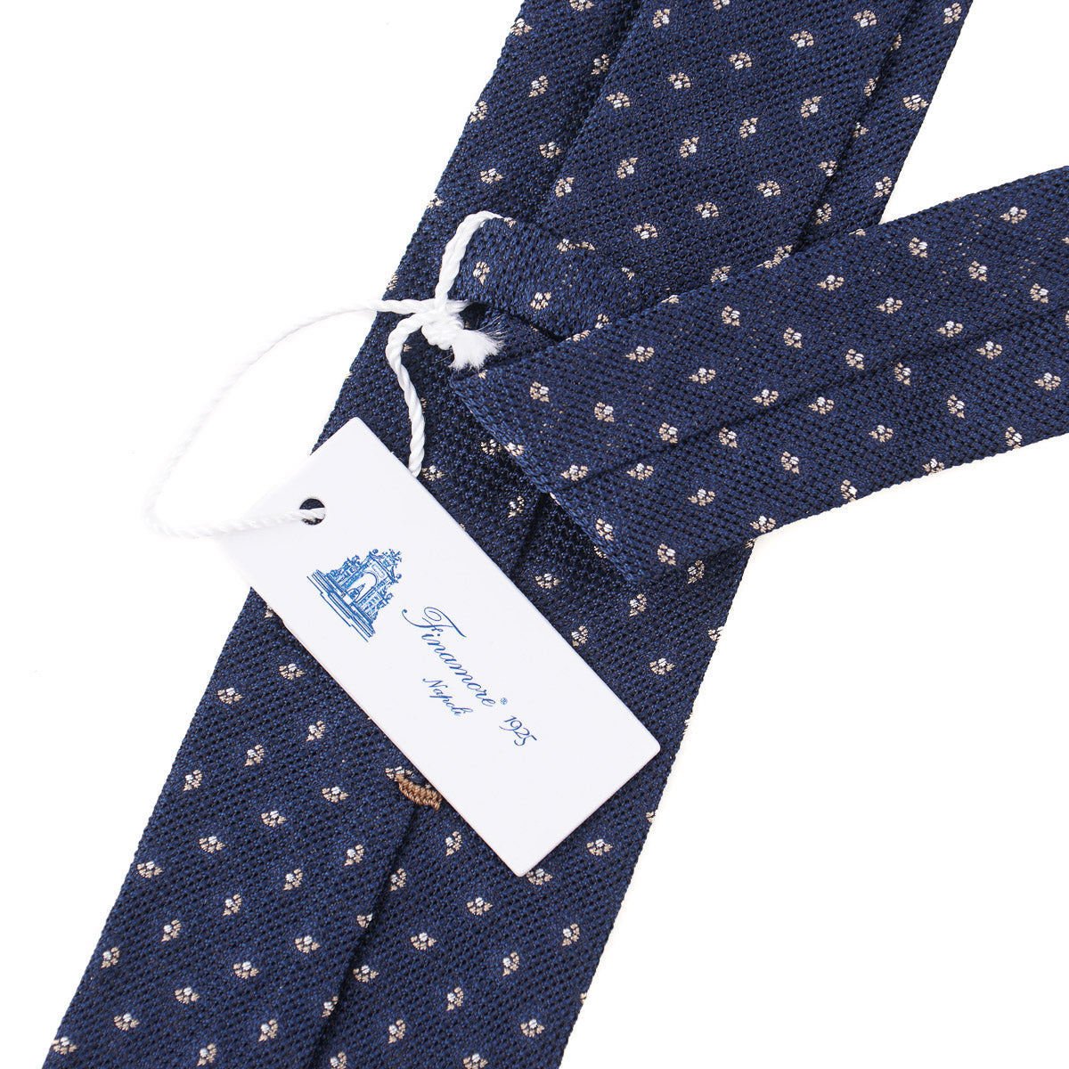 Finamore Unlined Woven Silk Tie