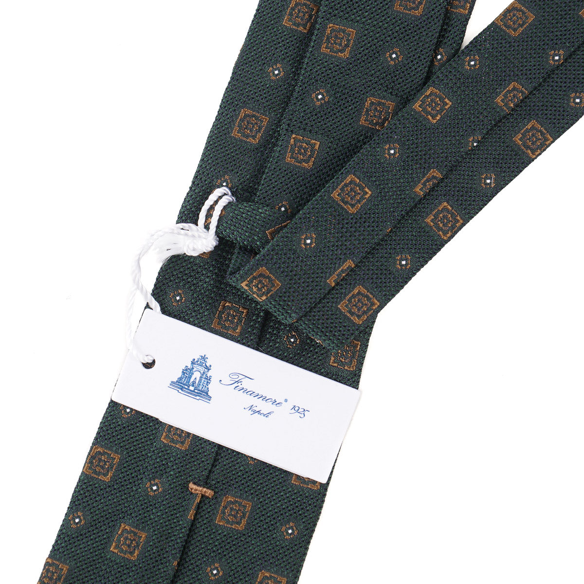 Finamore Unlined Woven Silk Tie