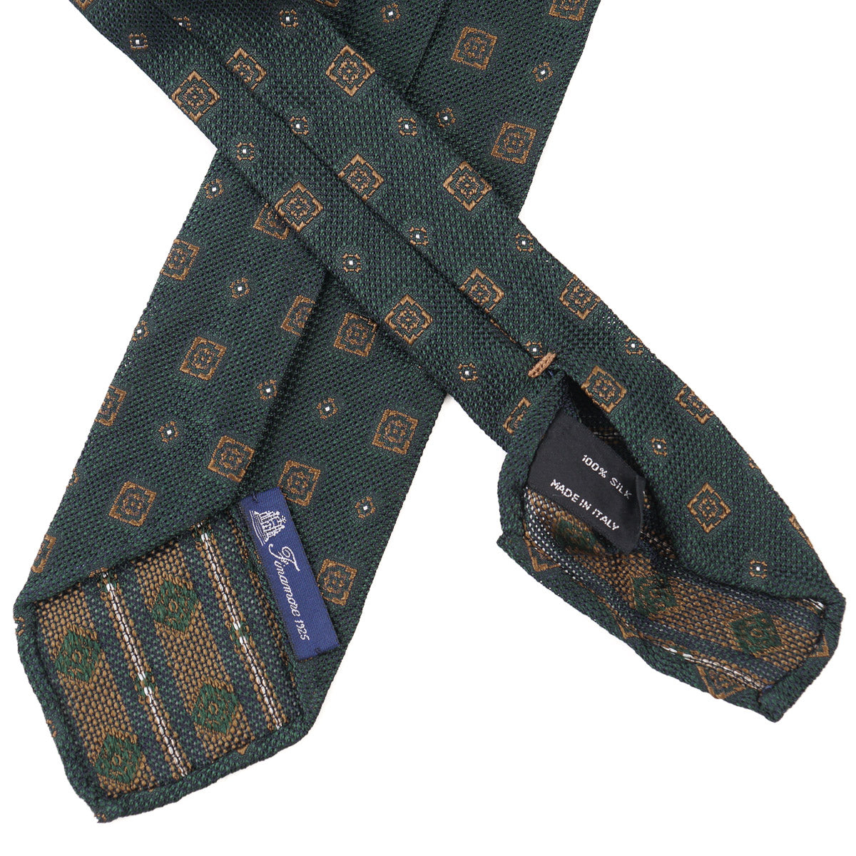 Finamore Unlined Woven Silk Tie