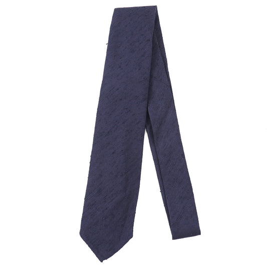 Finamore Unlined Slub Textured Silk Tie