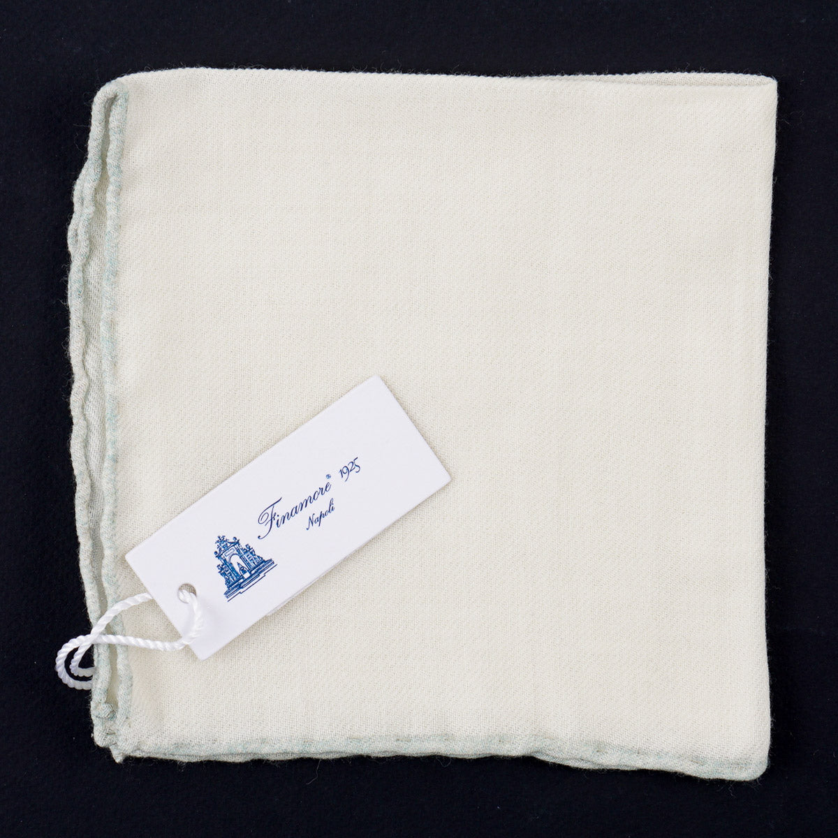 Finamore Soft Wool Pocket Square