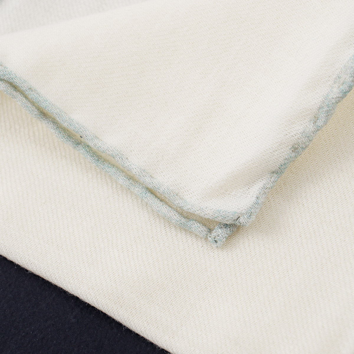 Finamore Soft Wool Pocket Square