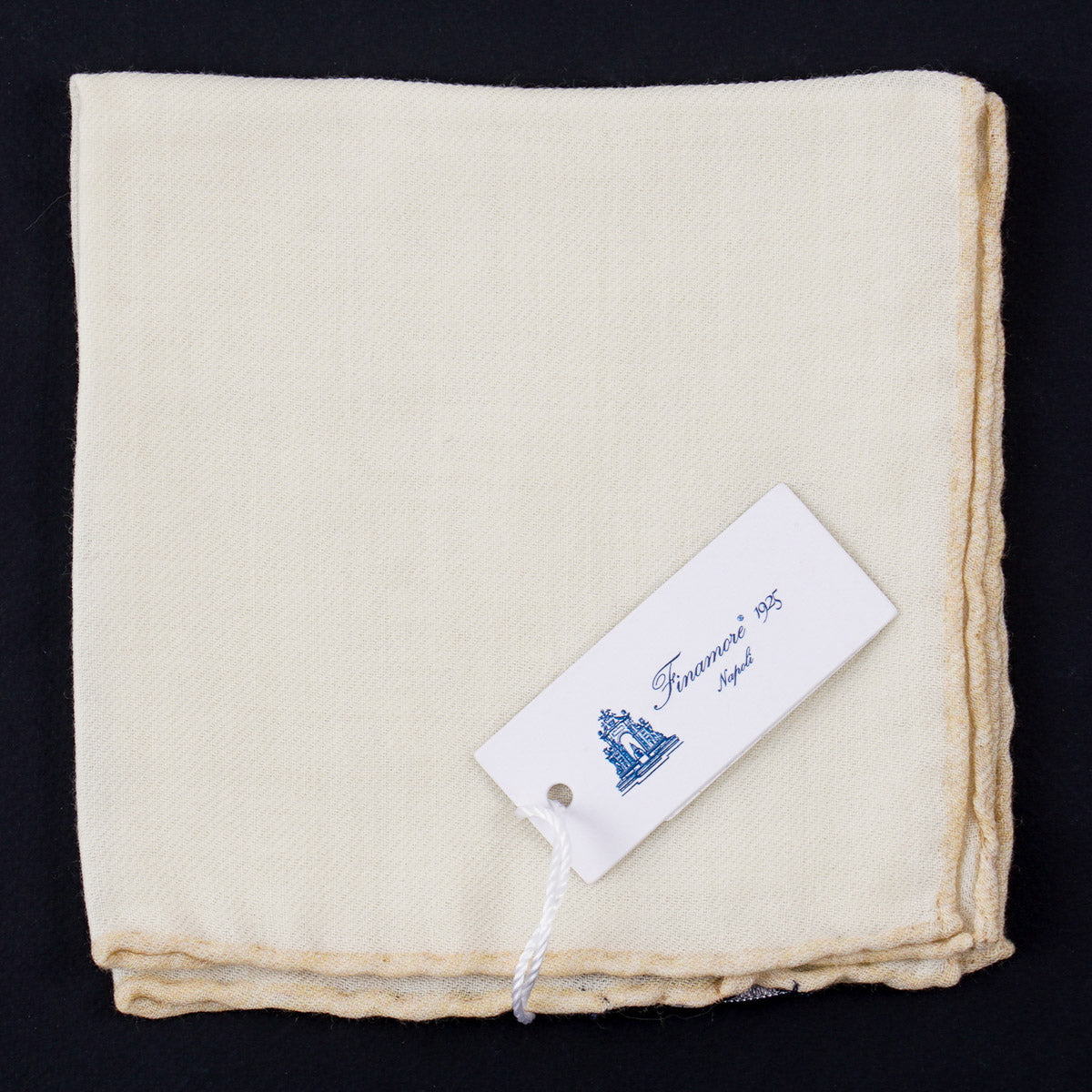 Finamore Soft Wool Pocket Square