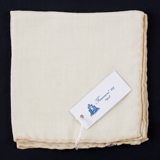 Finamore Soft Wool Pocket Square