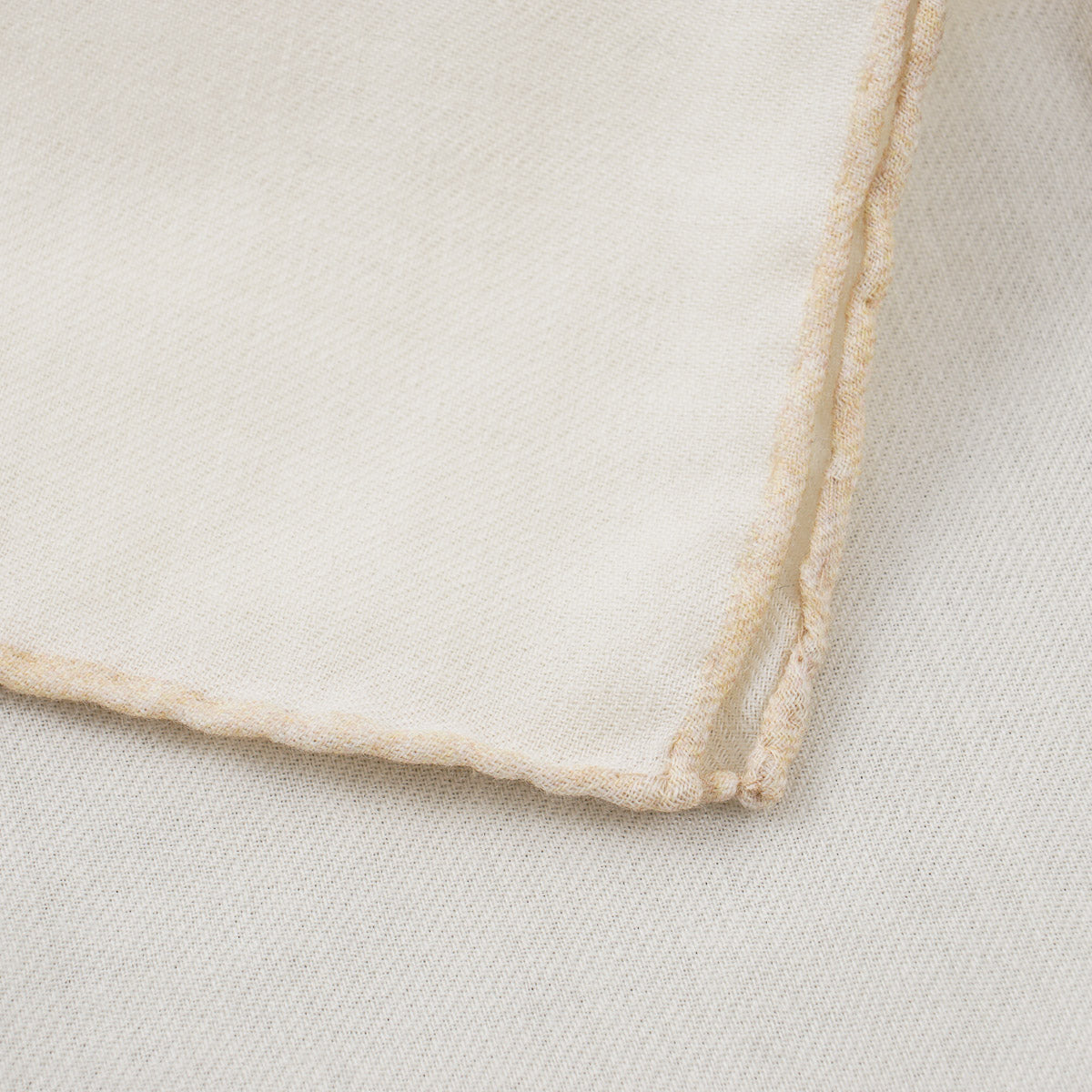 Finamore Soft Wool Pocket Square