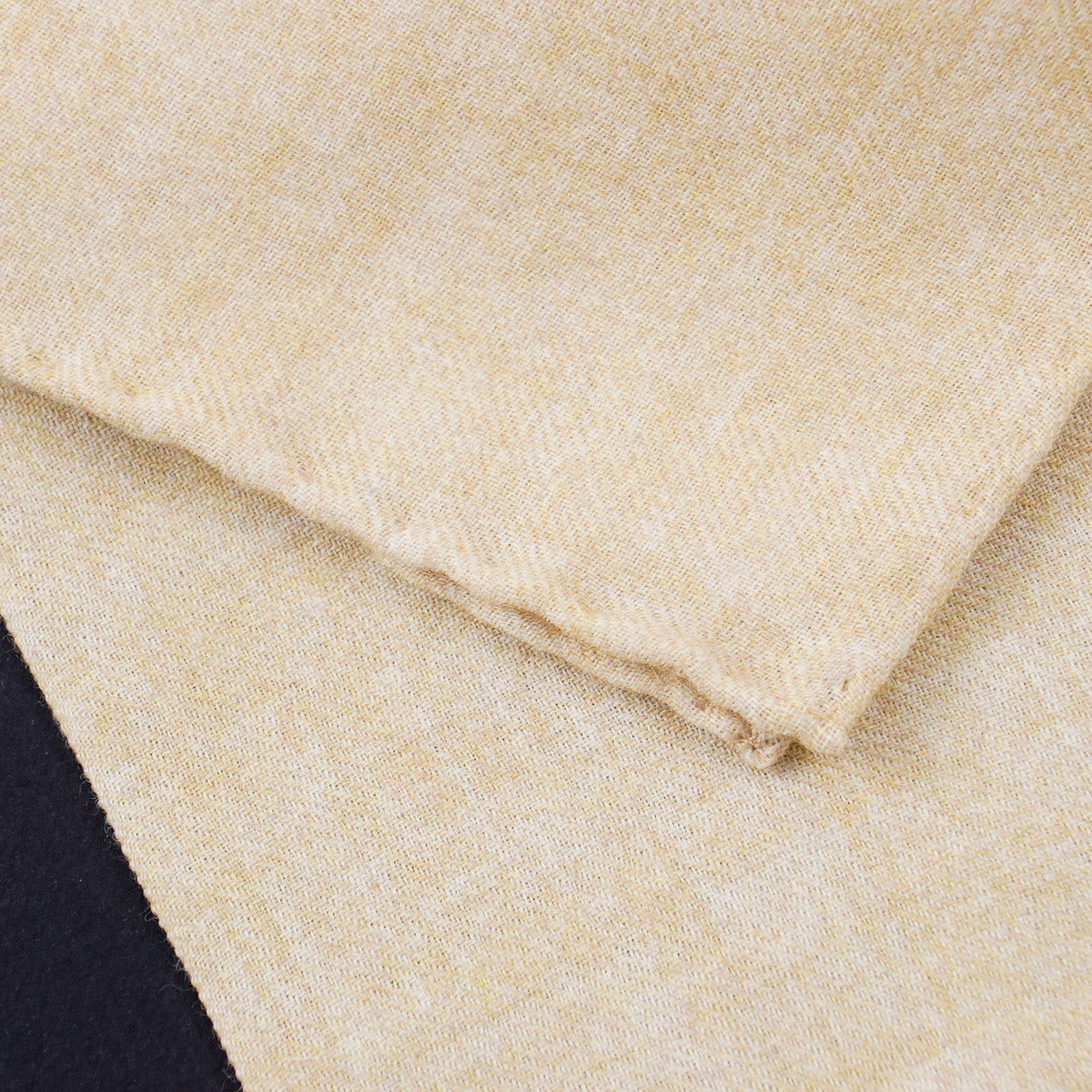 Finamore Soft Wool Pocket Square