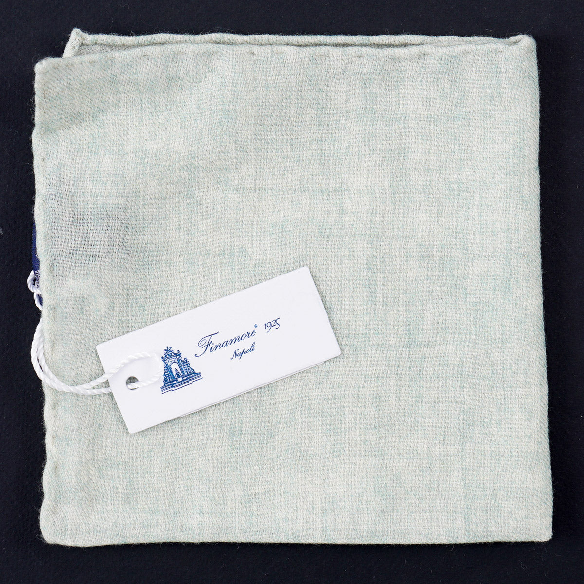 Finamore Soft Wool Pocket Square