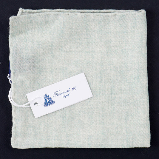 Finamore Soft Wool Pocket Square