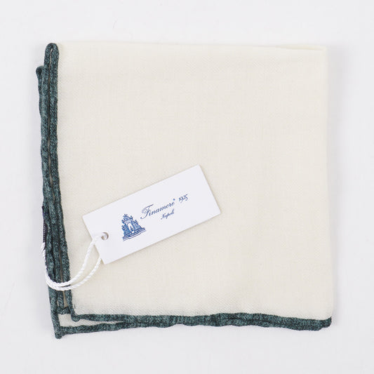 Finamore Soft Wool Pocket Square