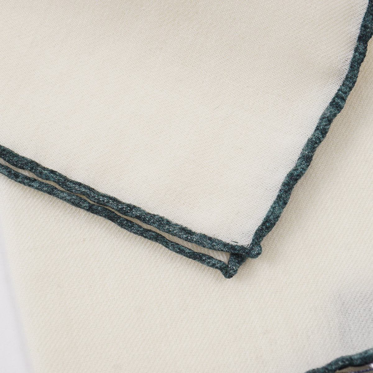 Finamore Soft Wool Pocket Square