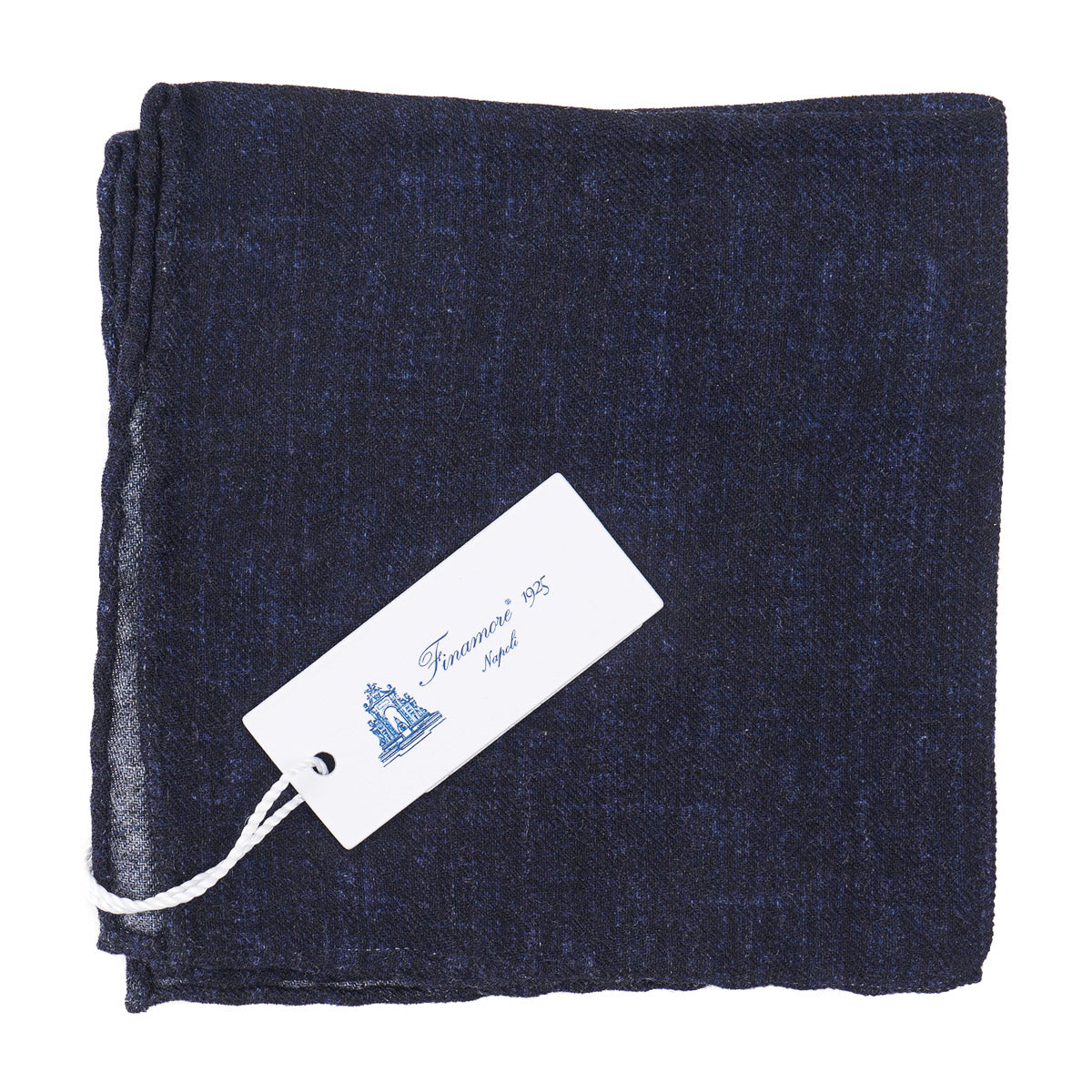 Finamore Soft Wool Pocket Square