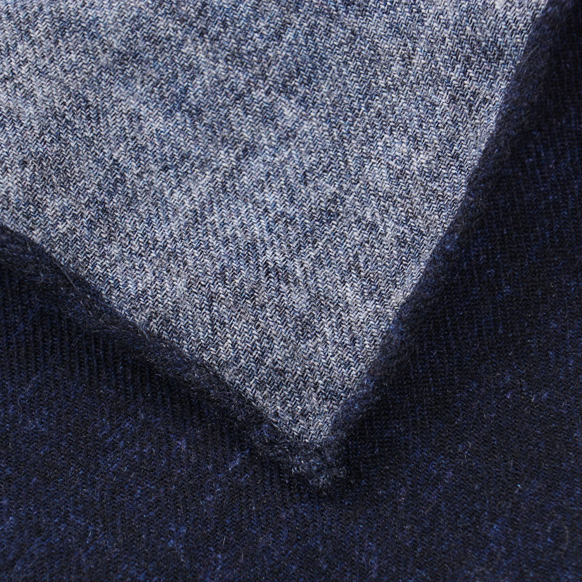 Finamore Soft Wool Pocket Square