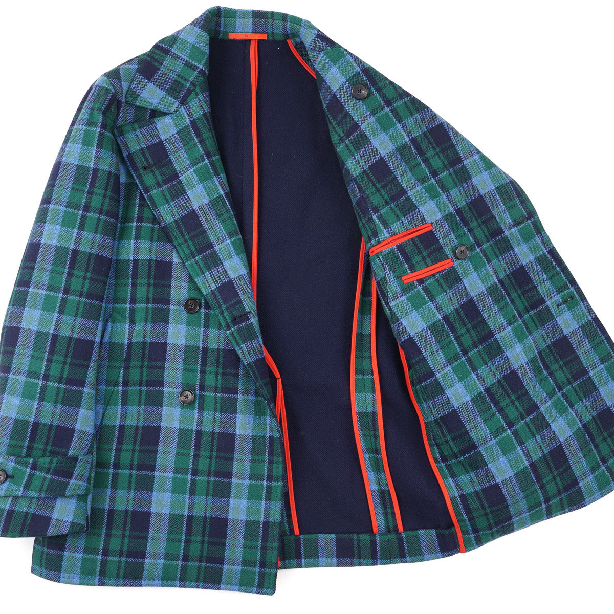 Isaia Soft-Woven Wool Peacoat - Top Shelf Apparel