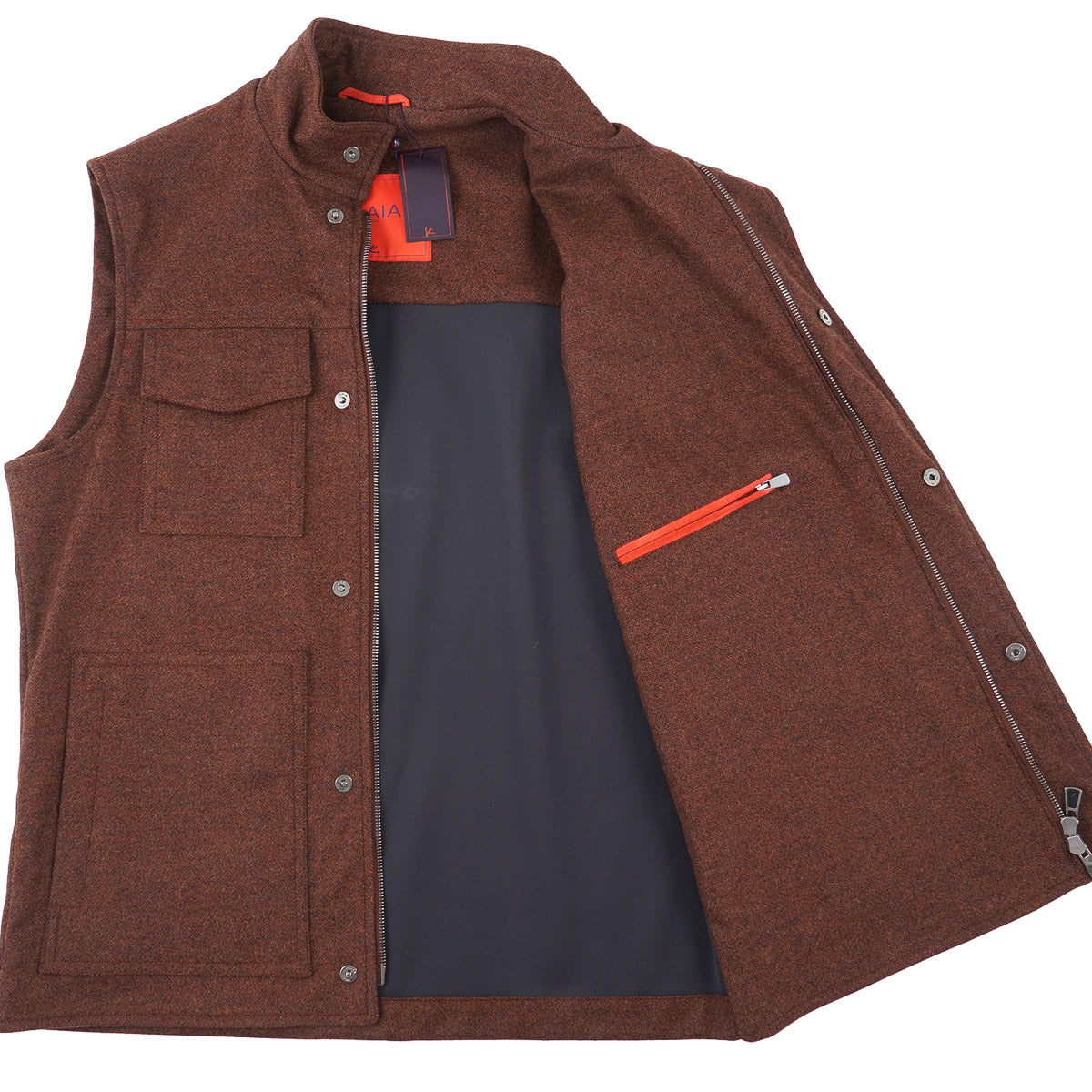 Isaia 'Iconico' Wool-Cashmere Vest - Top Shelf Apparel