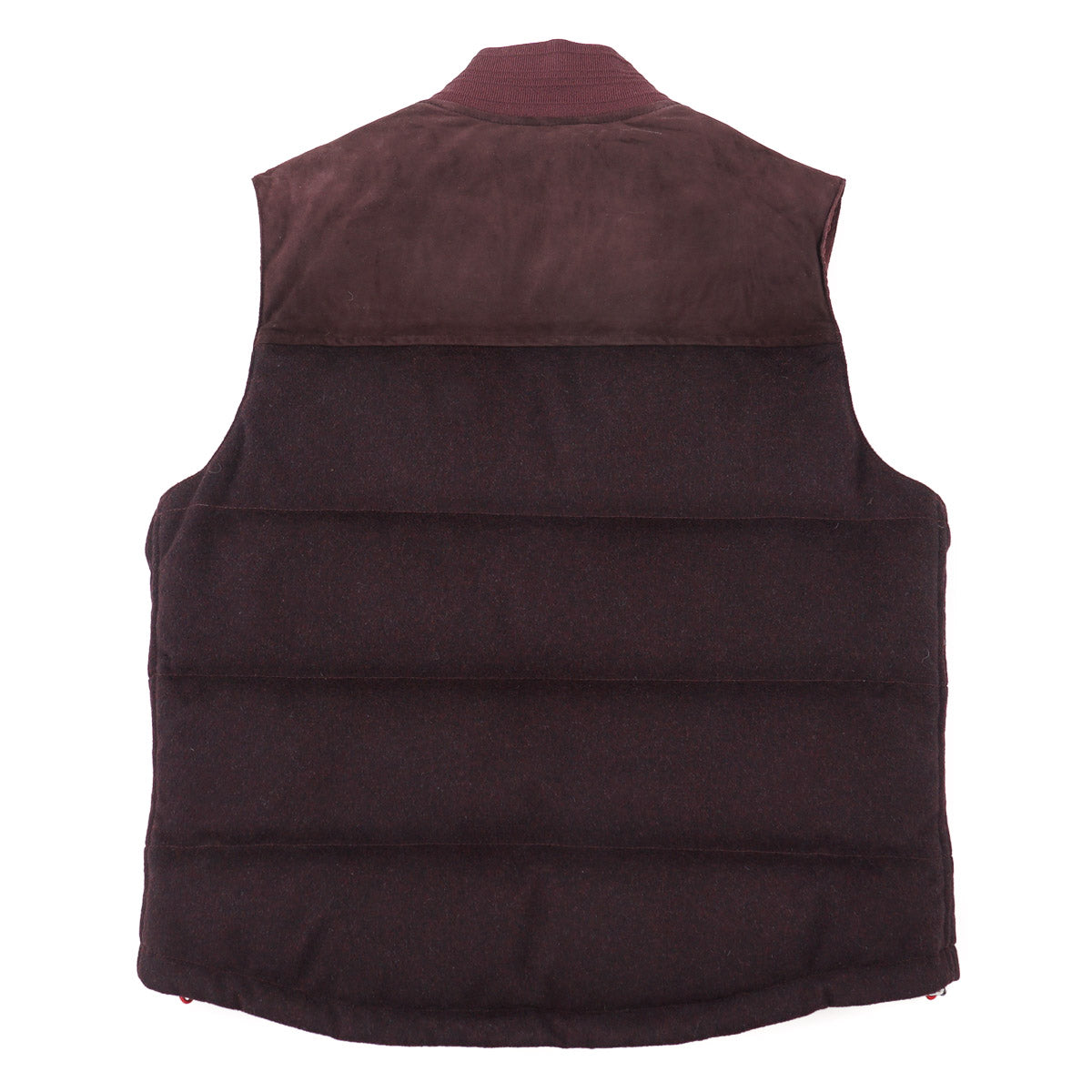 Isaia Cashmere and Suede Puffer Vest - Top Shelf Apparel