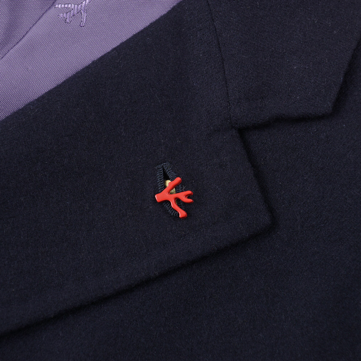 Isaia Flannel Jersey Cashmere Sport Coat