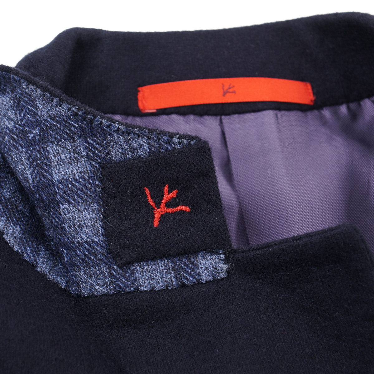 Isaia Flannel Jersey Cashmere Sport Coat