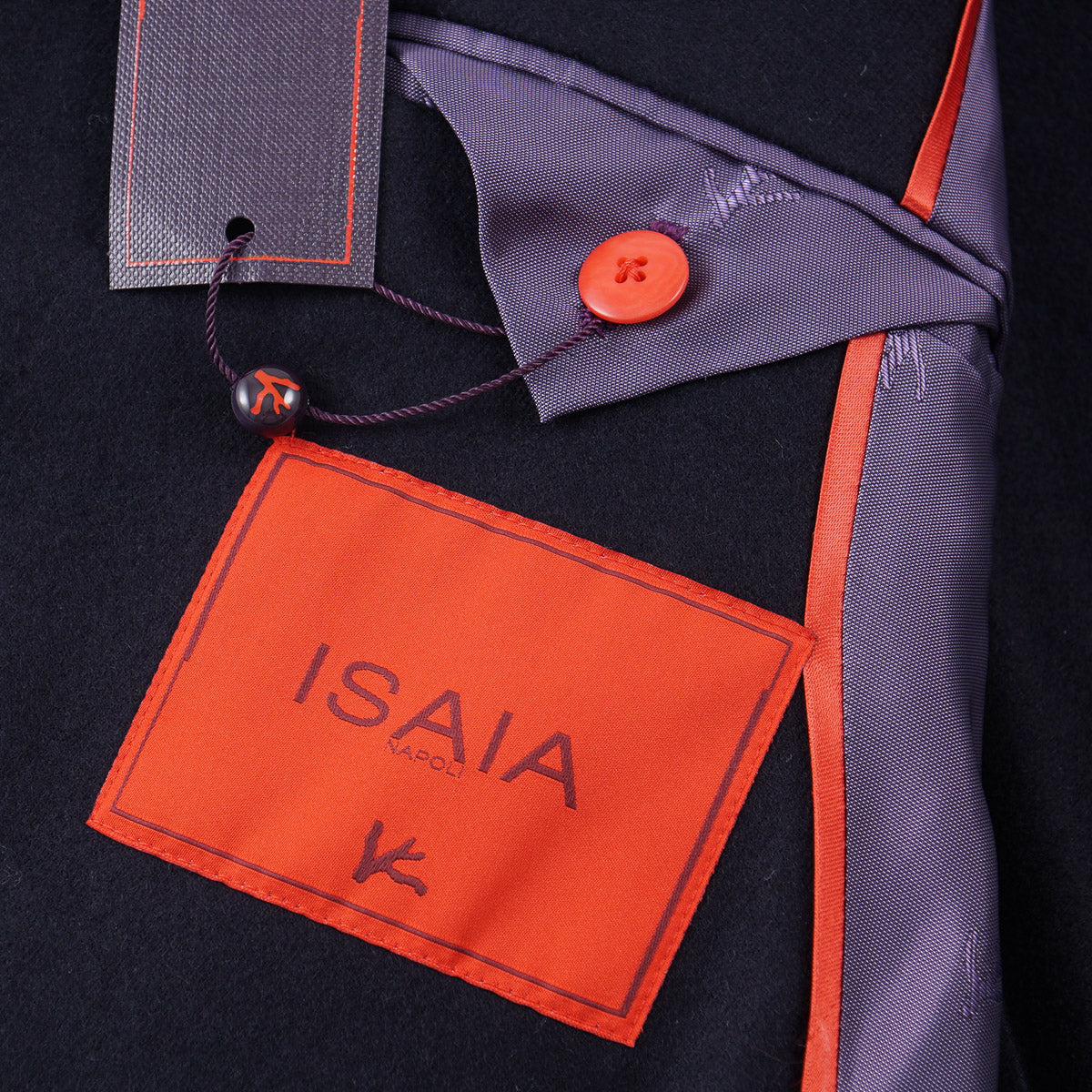 Isaia Flannel Jersey Cashmere Sport Coat