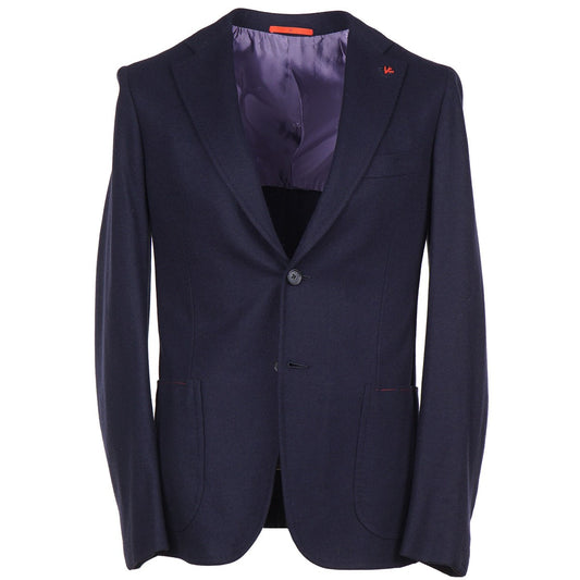Isaia Flannel Jersey Cashmere Sport Coat