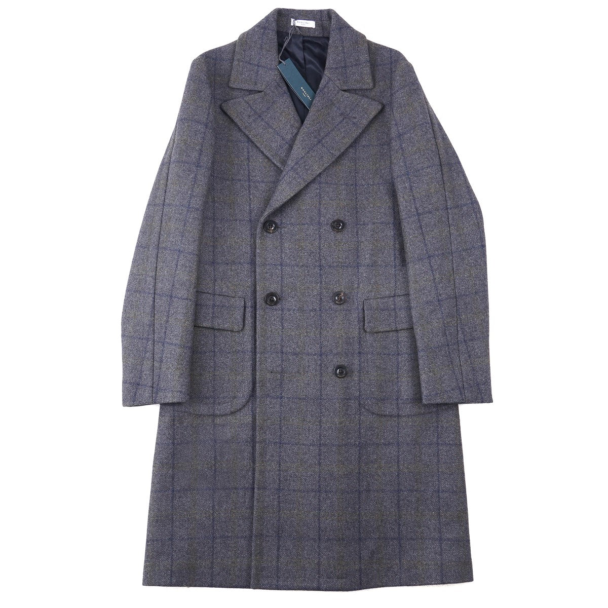 Boglioli Soft-Constructed Wool Overcoat