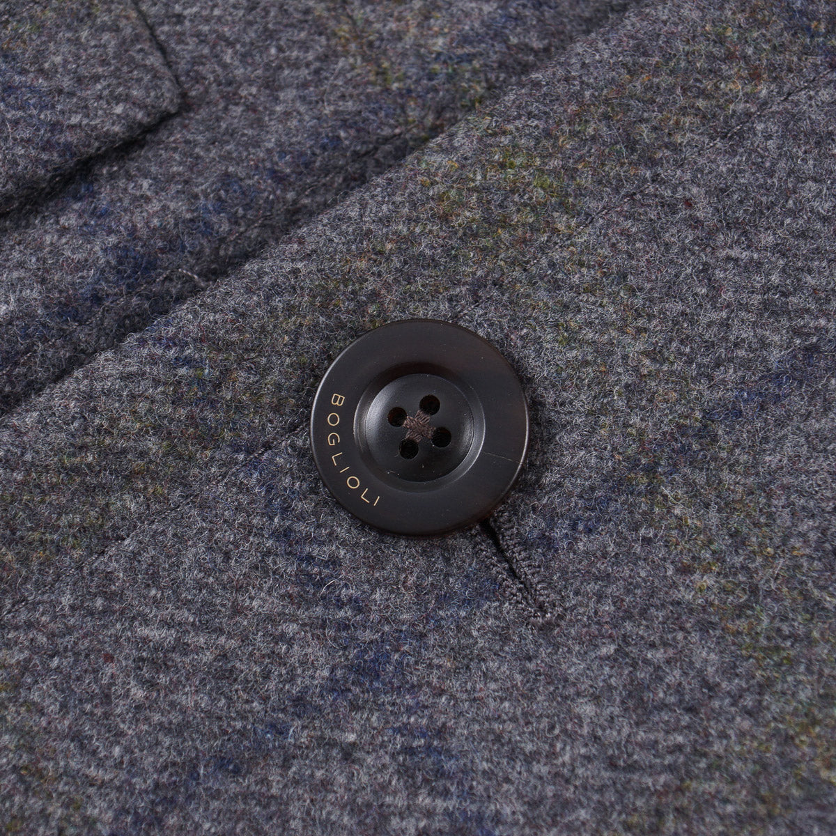 Boglioli Soft-Constructed Wool Overcoat